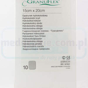 Hydrokoloidní obvaz Granuflex 15*20cm 1ks
